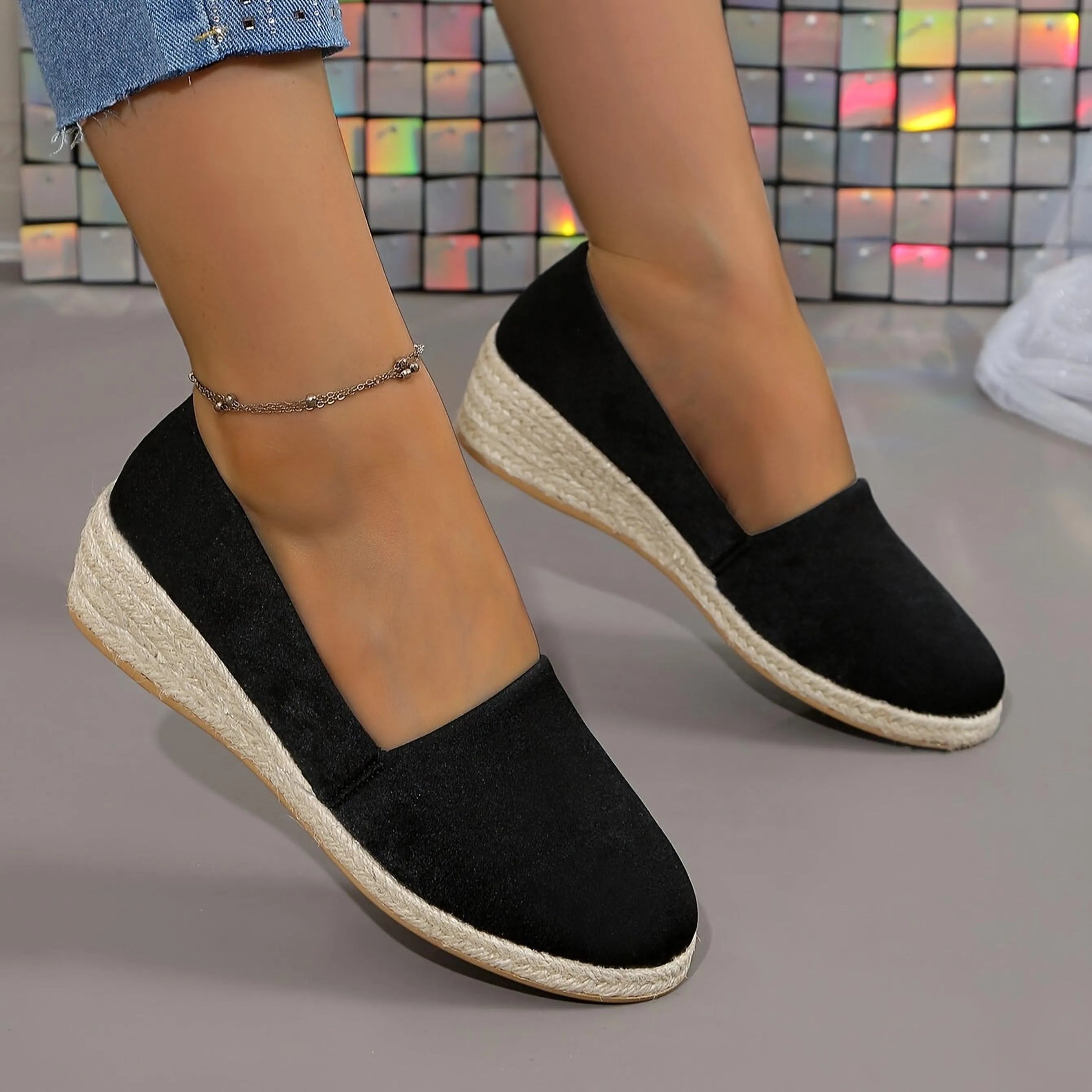 Élégante Robin | Escarpins Casual à Couleur Unie avec Semelle Confortable