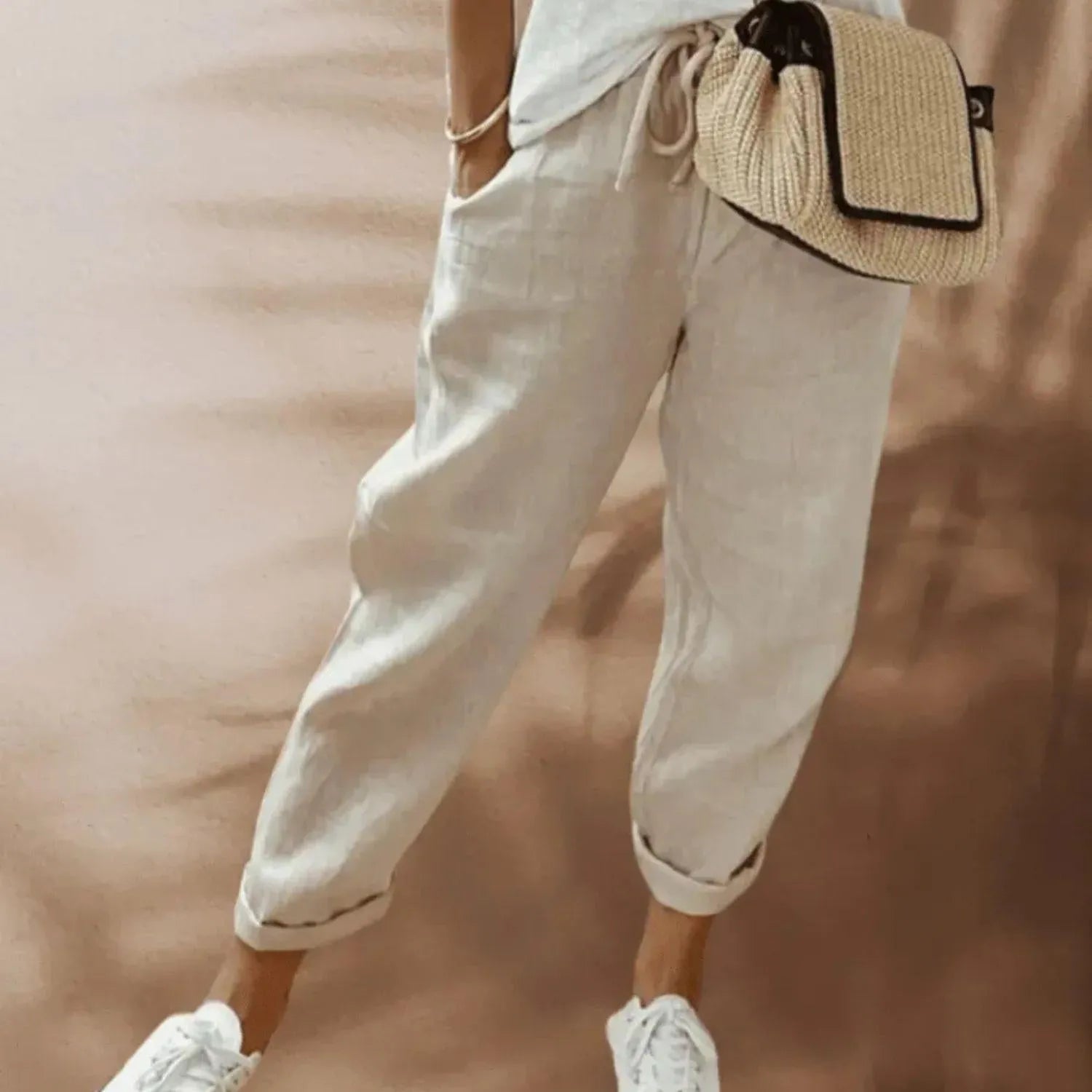 Lunera | Pantalon femme coton doux et élégant au quotidien