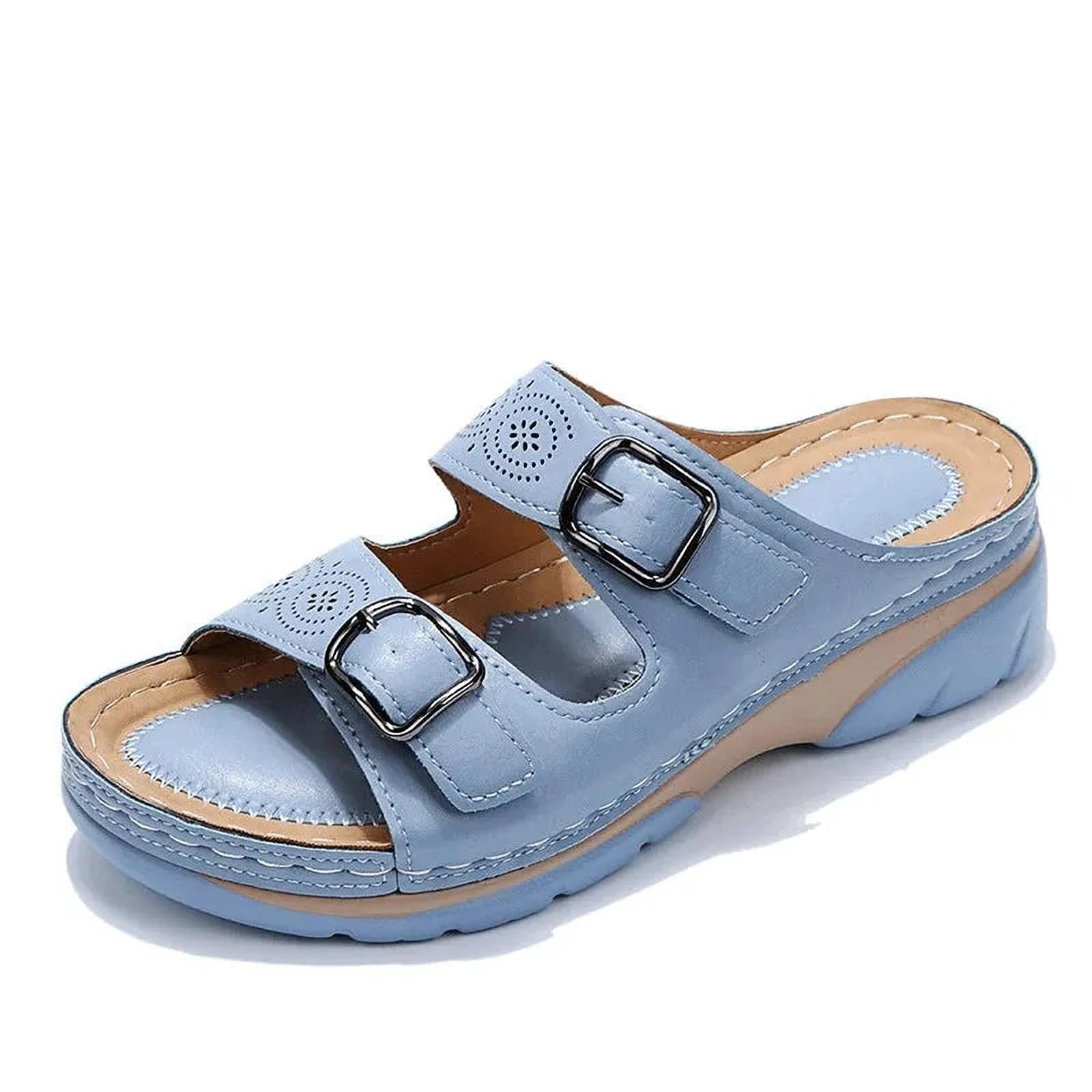 MarcheEnConfort | Sandales Ergonomiques en Cuir pour Confort Féminin
