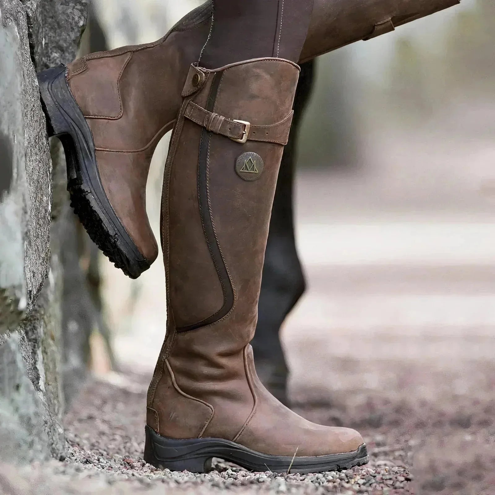 Pluie Élégante | Bottes Imperméables avec Boucles pour Élégance et Confort sous la Pluie