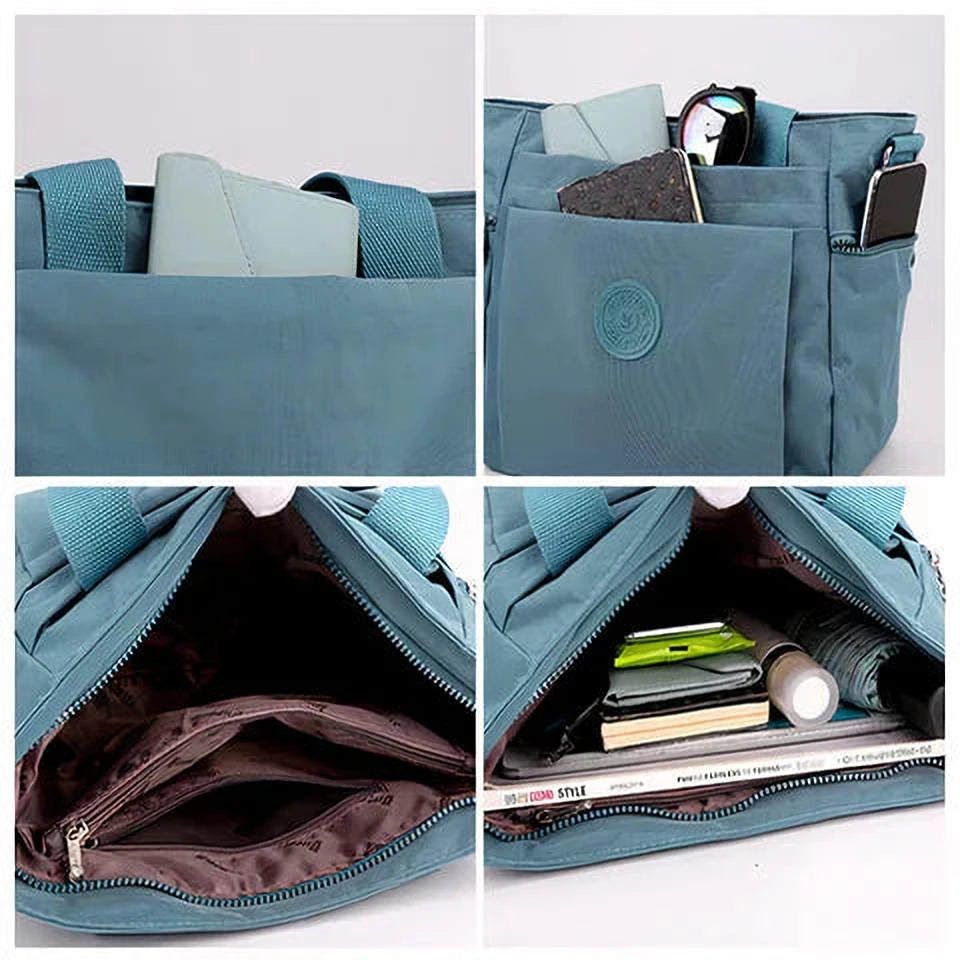 Sac Élégance Pratique | Tote en Nylon Élégant pour Femme