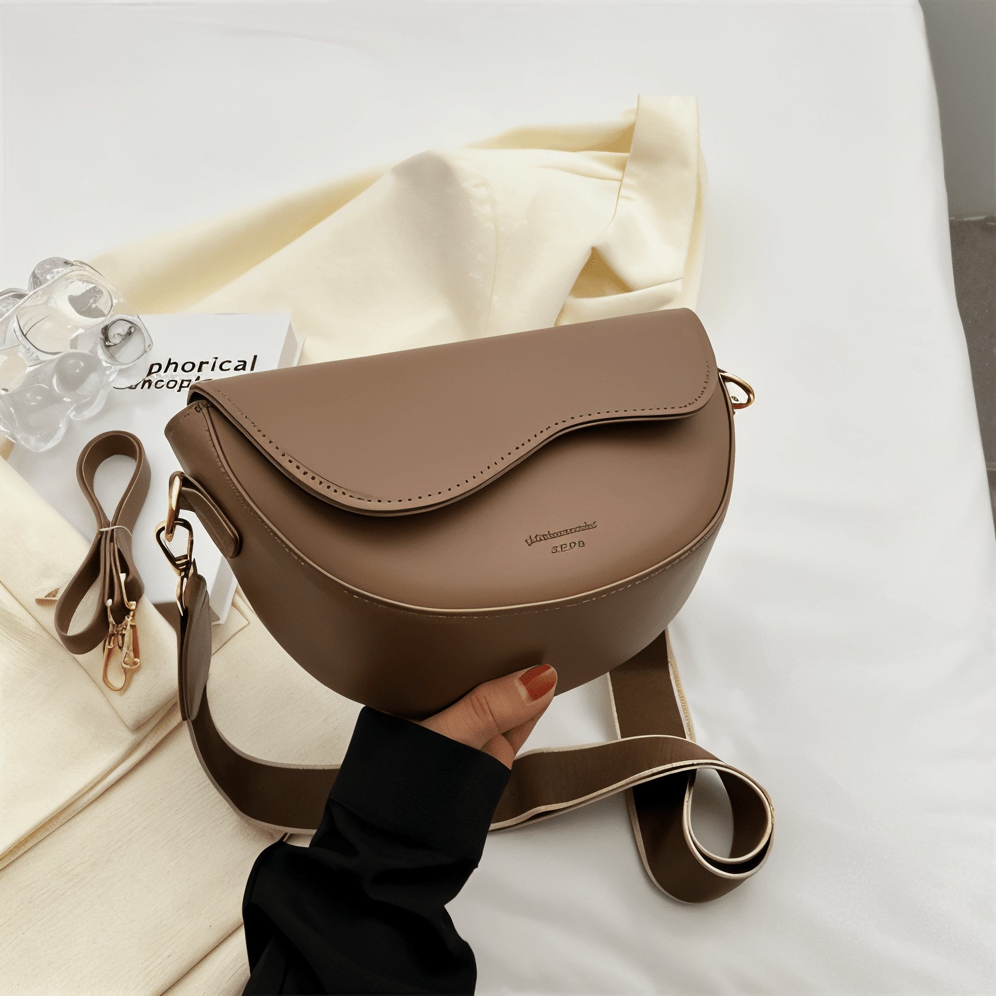 Sac Élégance Urbaine | Sac Bandoulière en Cuir Vegan pour Femmes