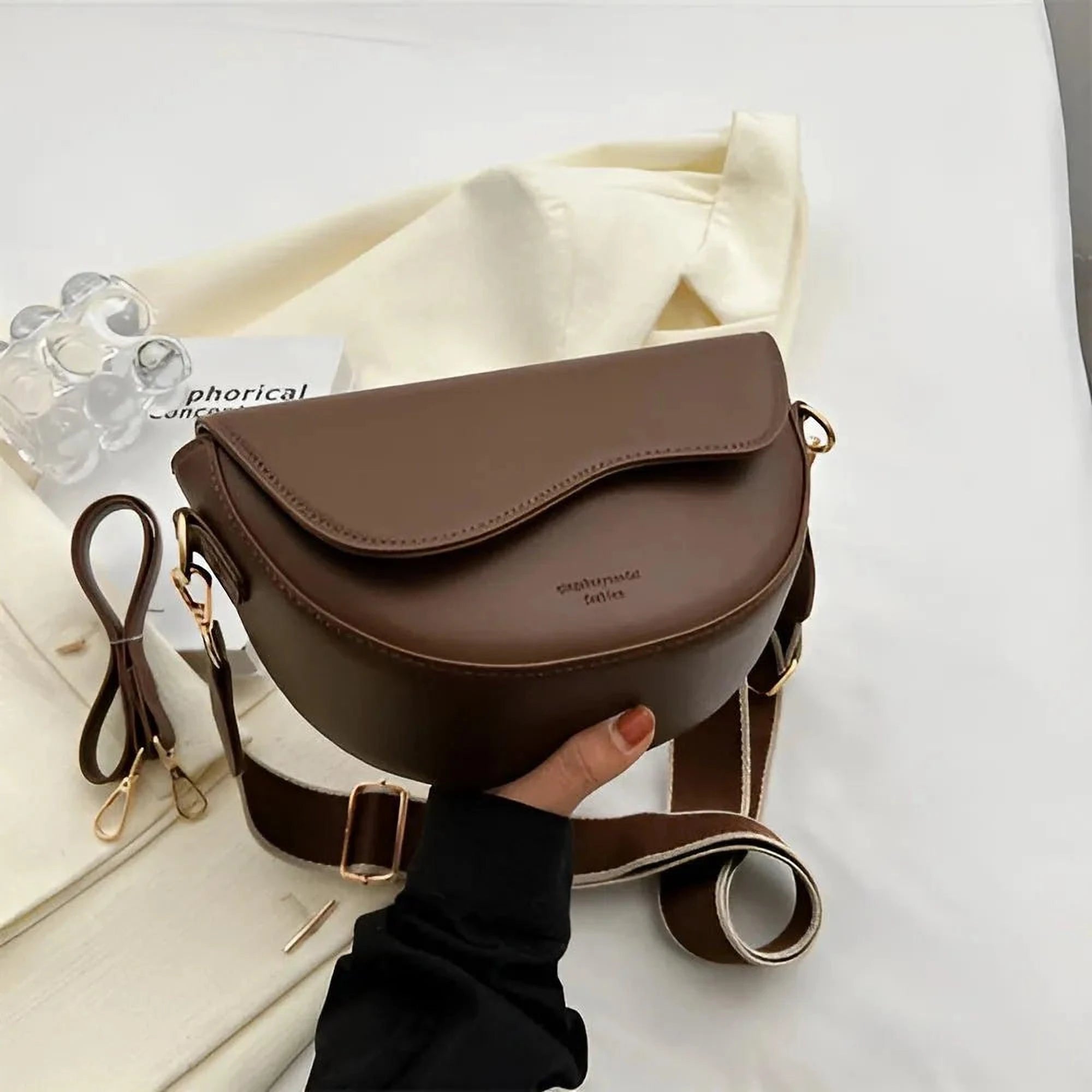 Sac Élégance Urbaine | Sac Bandoulière en Cuir Vegan pour Femmes
