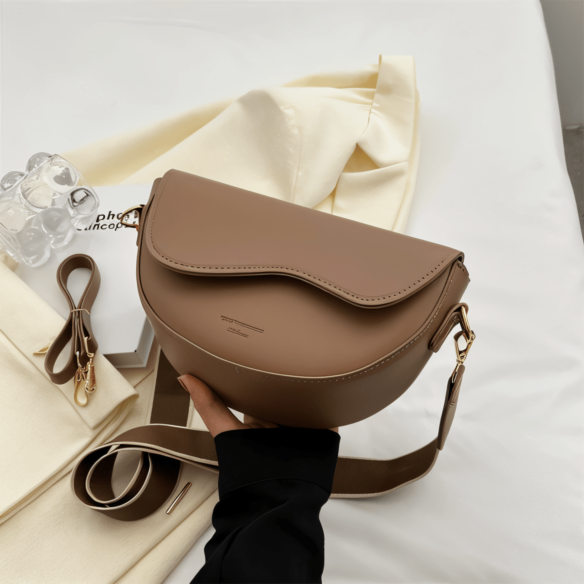 Sac Élégance Urbaine | Sac Bandoulière en Cuir Vegan pour Femmes