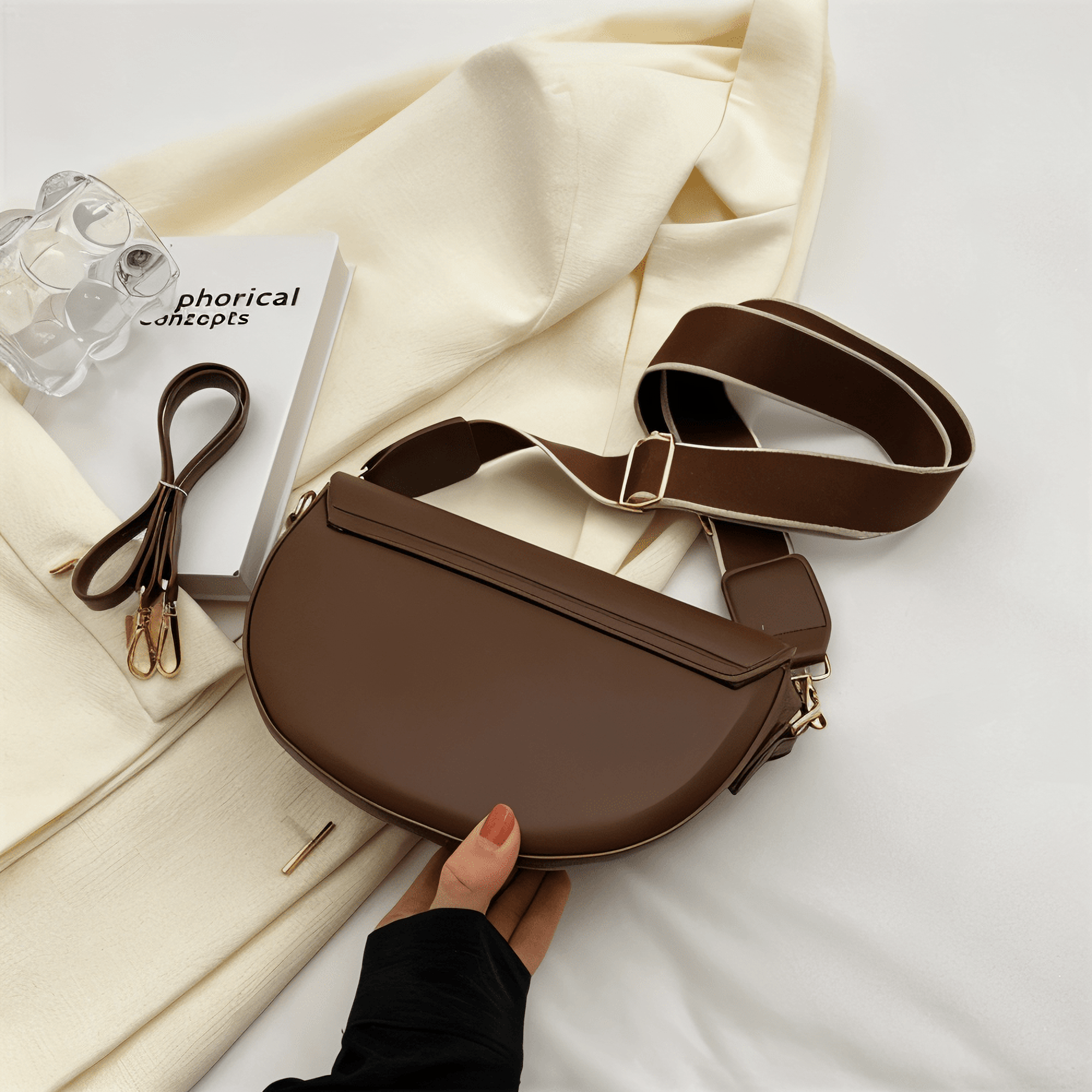 Sac Élégance Urbaine | Sac Bandoulière en Cuir Vegan pour Femmes