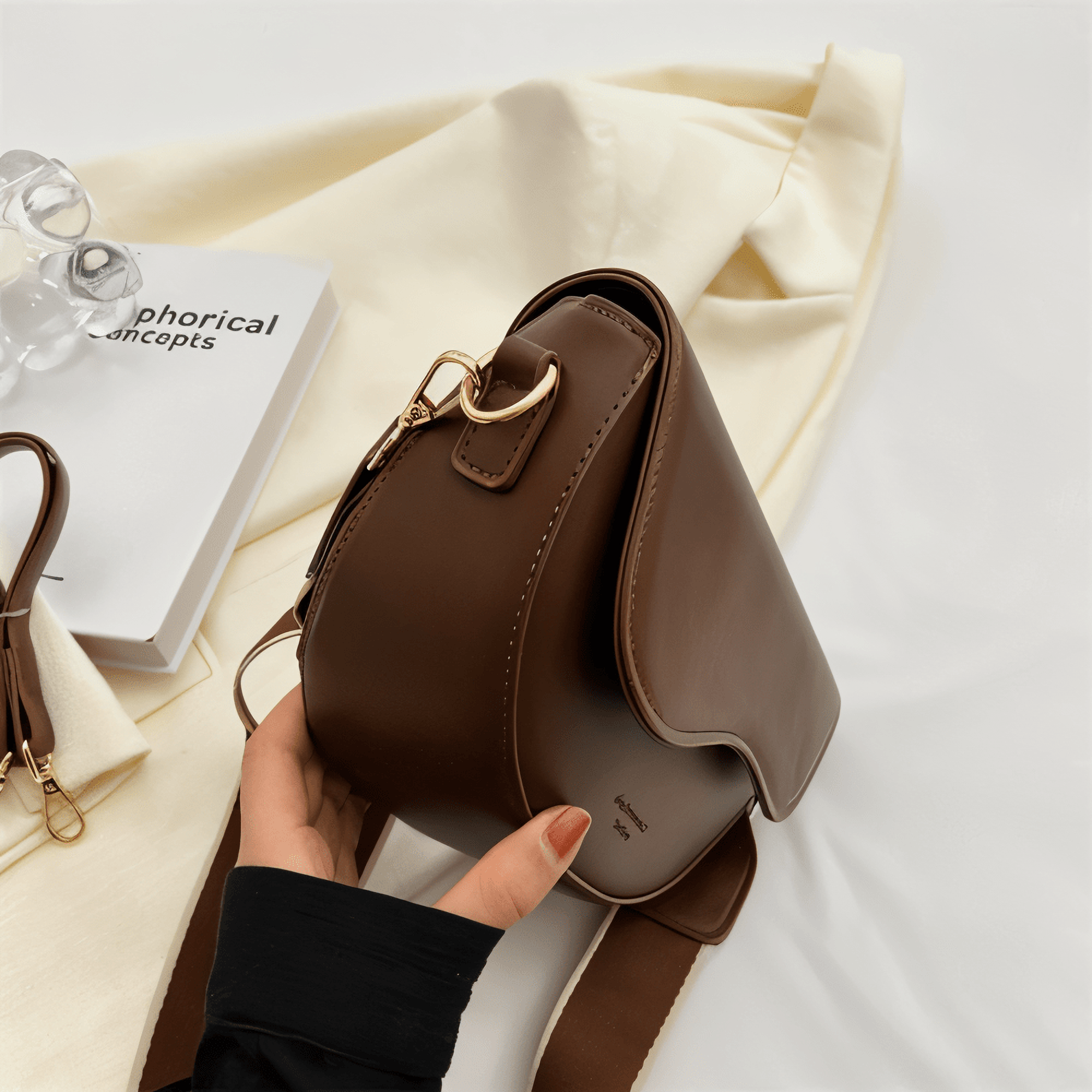 Sac Élégance Urbaine | Sac Bandoulière en Cuir Vegan pour Femmes