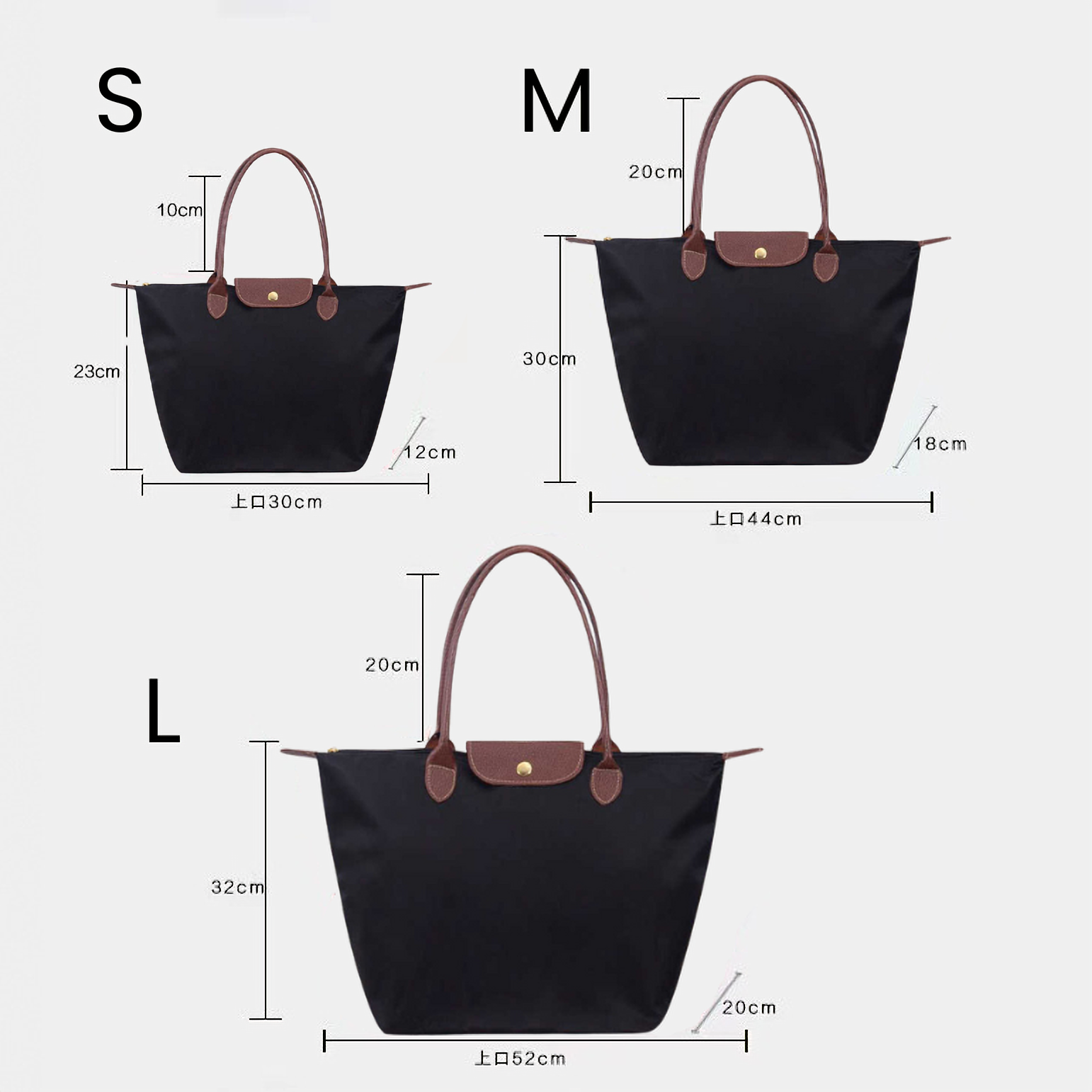 Sac à Main Pliable Zippé et Imperméable – Compact, Léger & Élégant