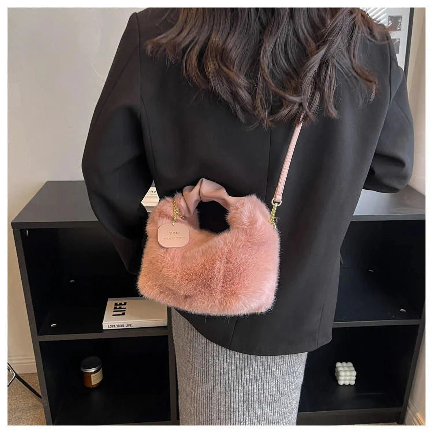 Sachet Chic en Coton | Sac Fourre-Tout Élégant pour Femmes