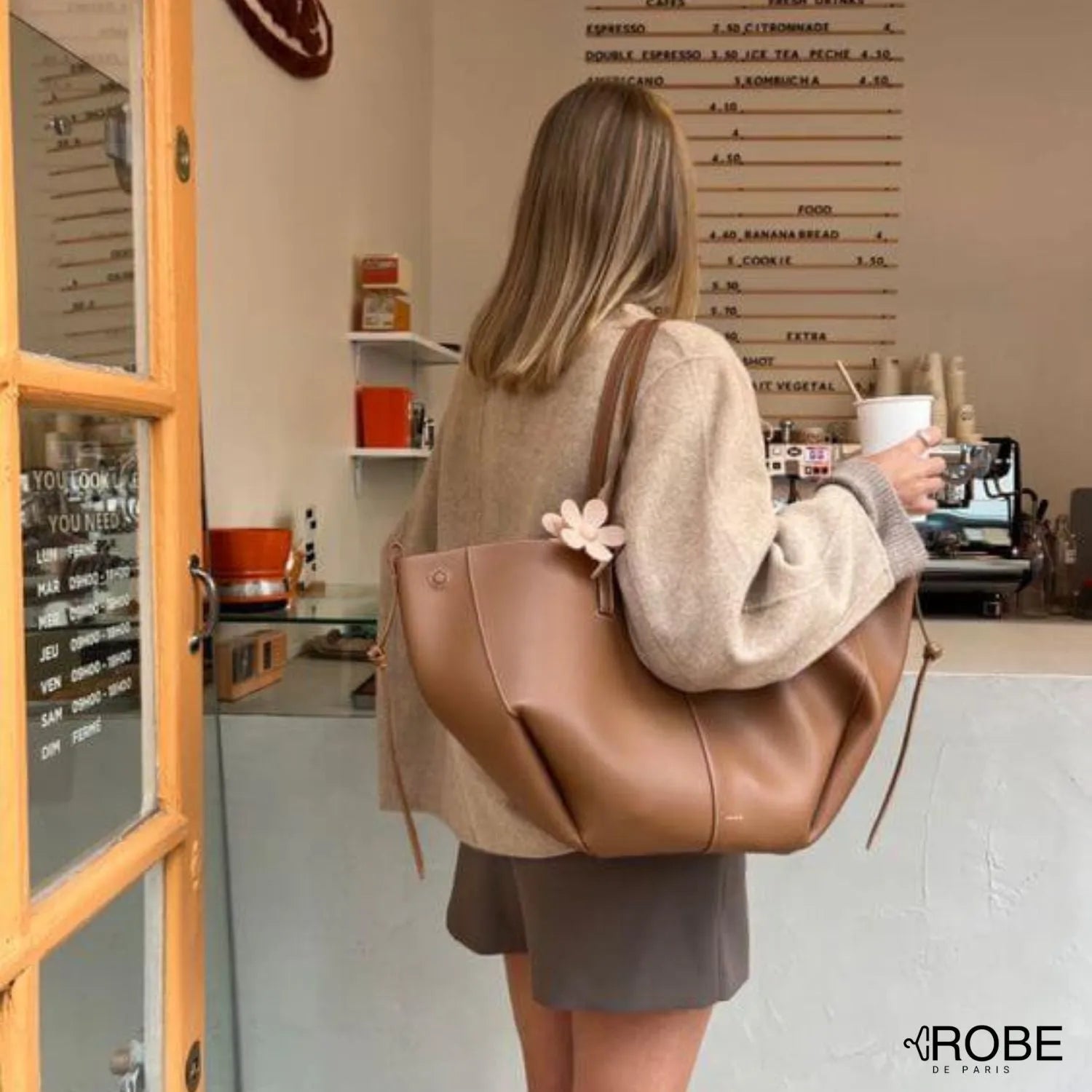 Tendance Rétro Sac | Grand Sac Fourre-Tout Femme pour un Style Vintage