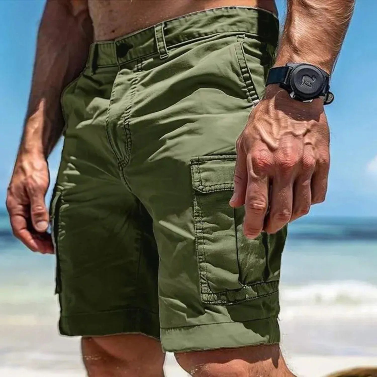 Veltric | Shorts de sport cargo homme confort et performance