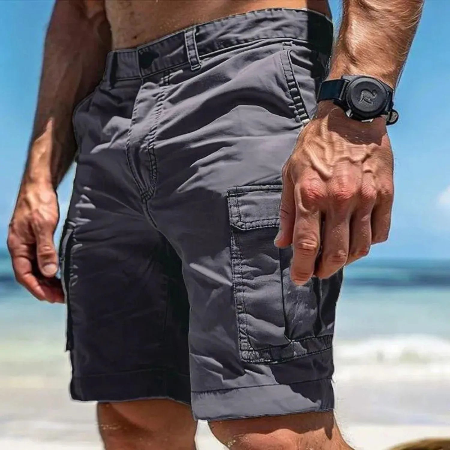 Veltric | Shorts de sport cargo homme confort et performance