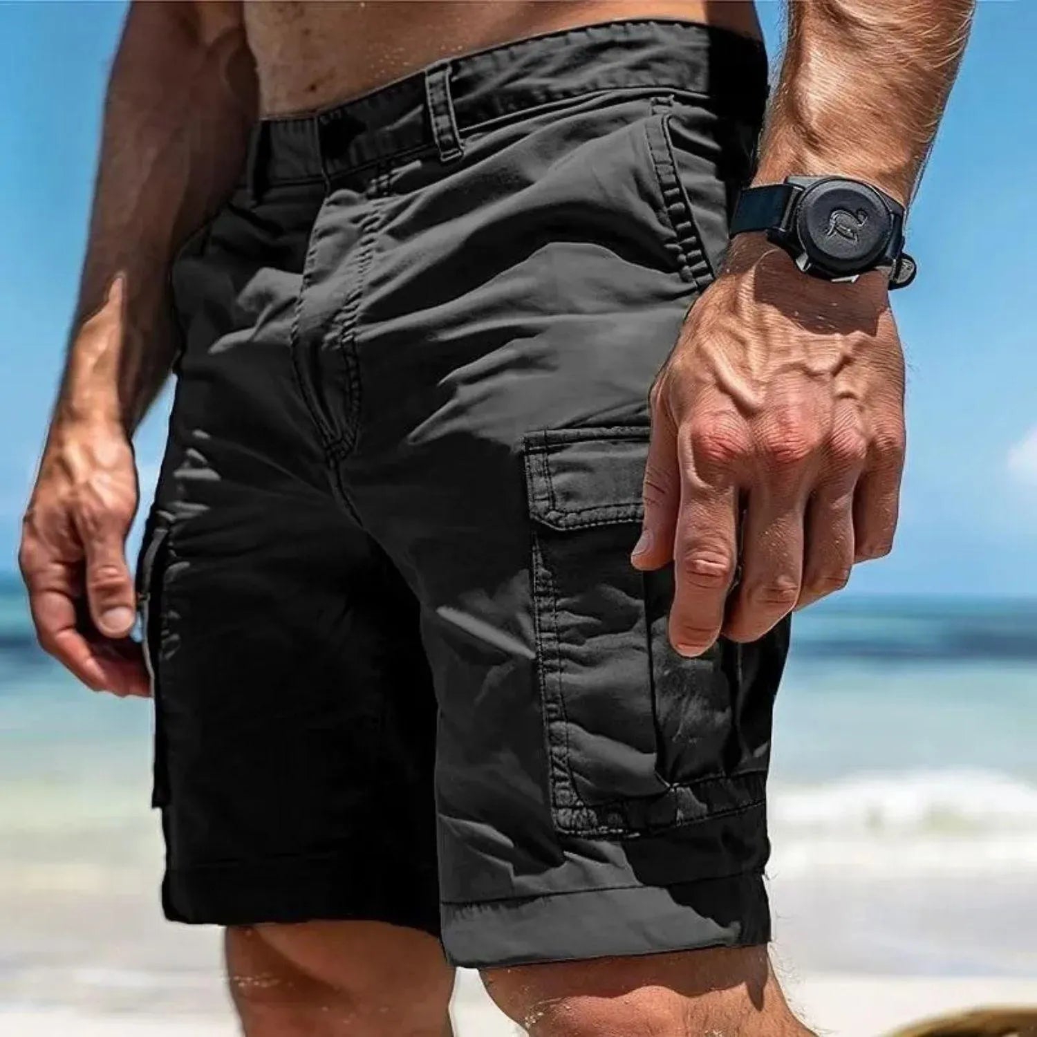 Veltric | Shorts de sport cargo homme confort et performance