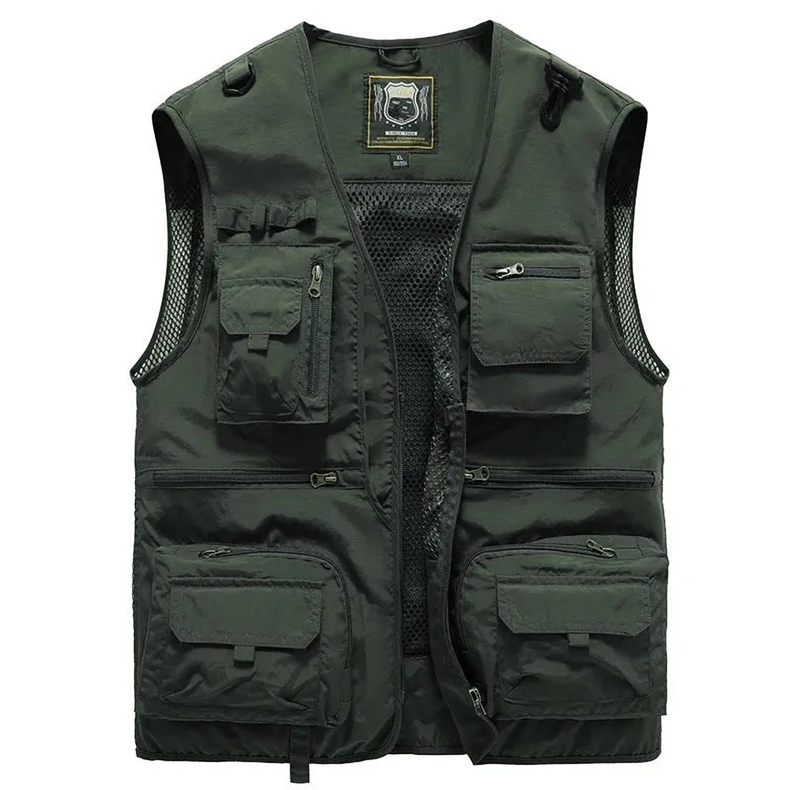 Veste Action Hommes | Gilet Utilitaire Multi-Poches Pratique