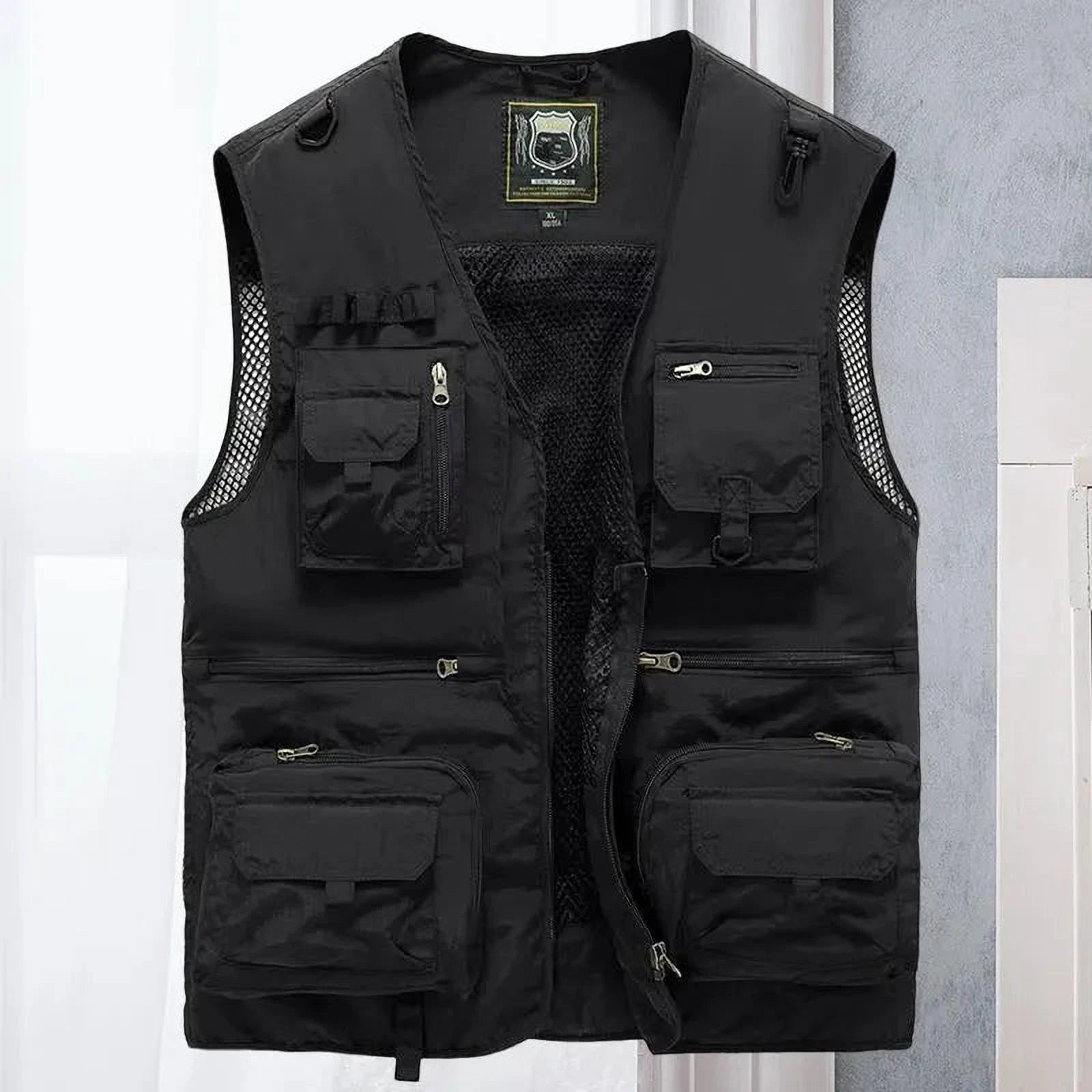 Veste Action Hommes | Gilet Utilitaire Multi-Poches Pratique