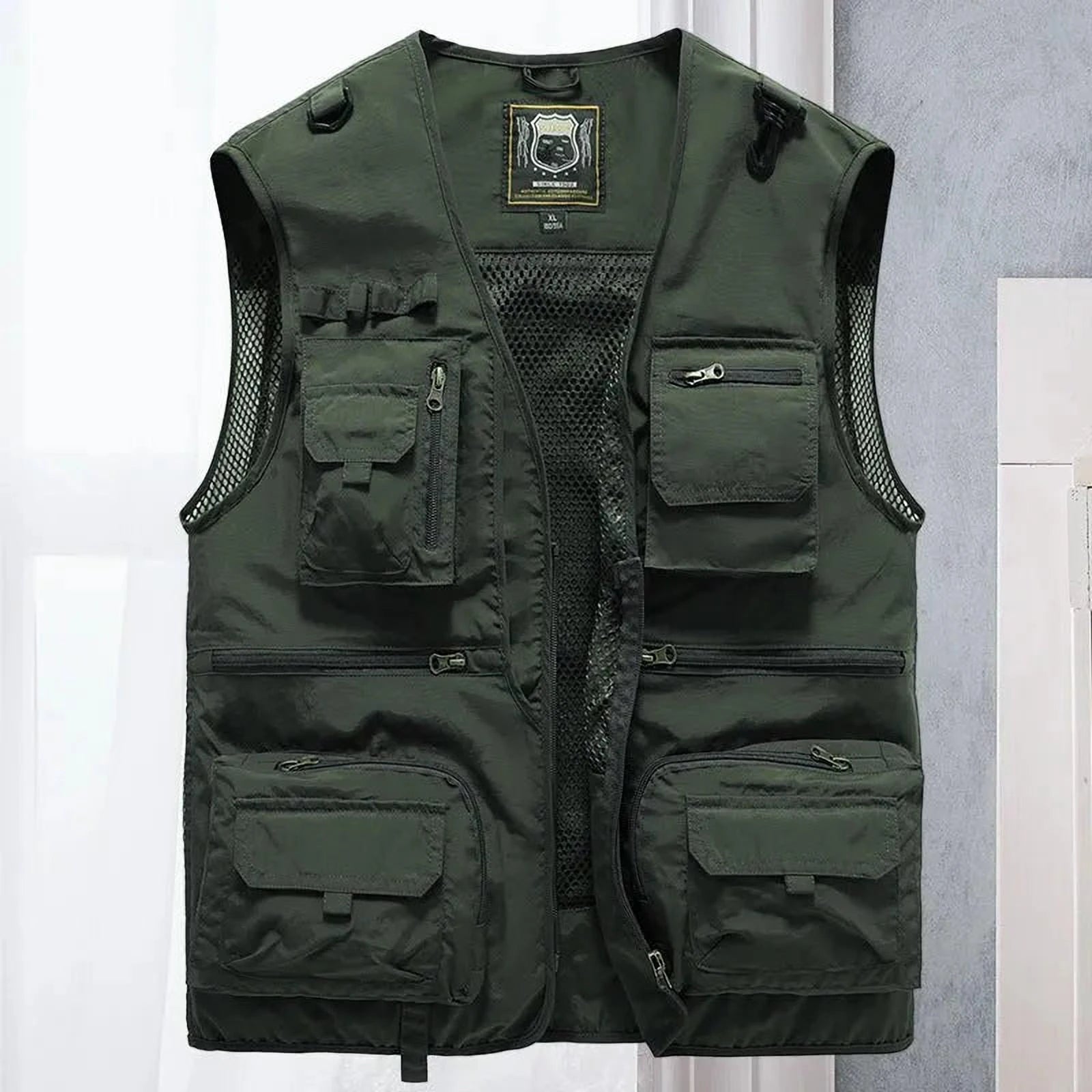 Veste Action Hommes | Gilet Utilitaire Multi-Poches Pratique