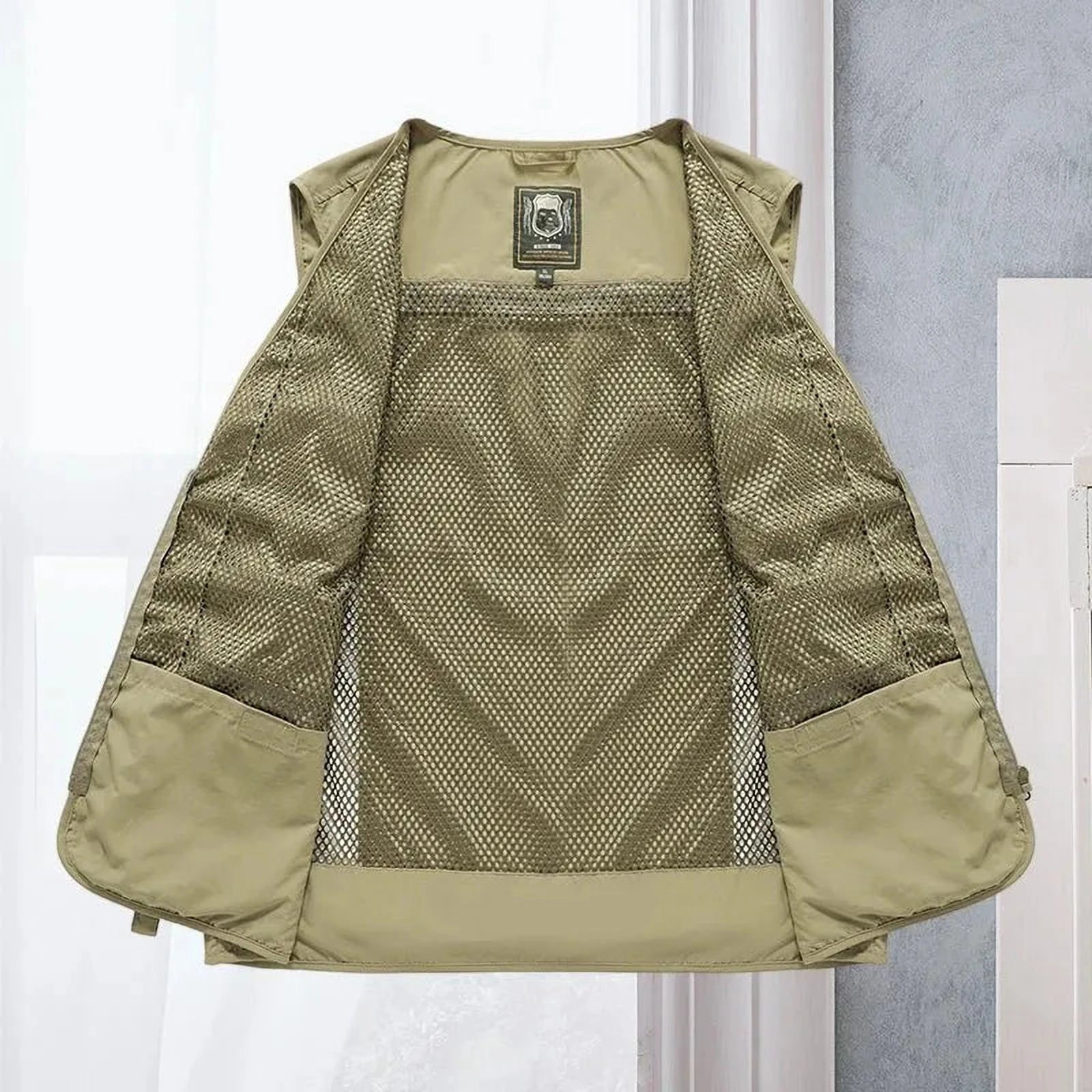 Veste Action Hommes | Gilet Utilitaire Multi-Poches Pratique