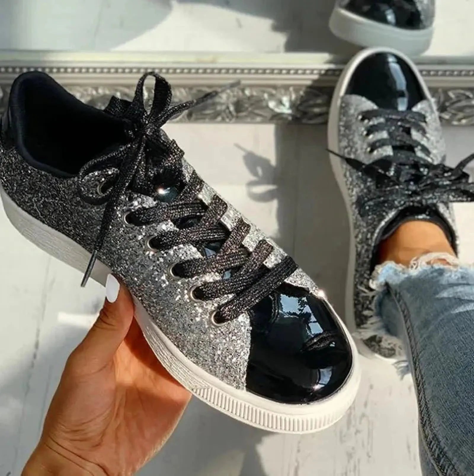 Éclat Féminin | Chaussures Éclatantes à Paillettes pour Femmes