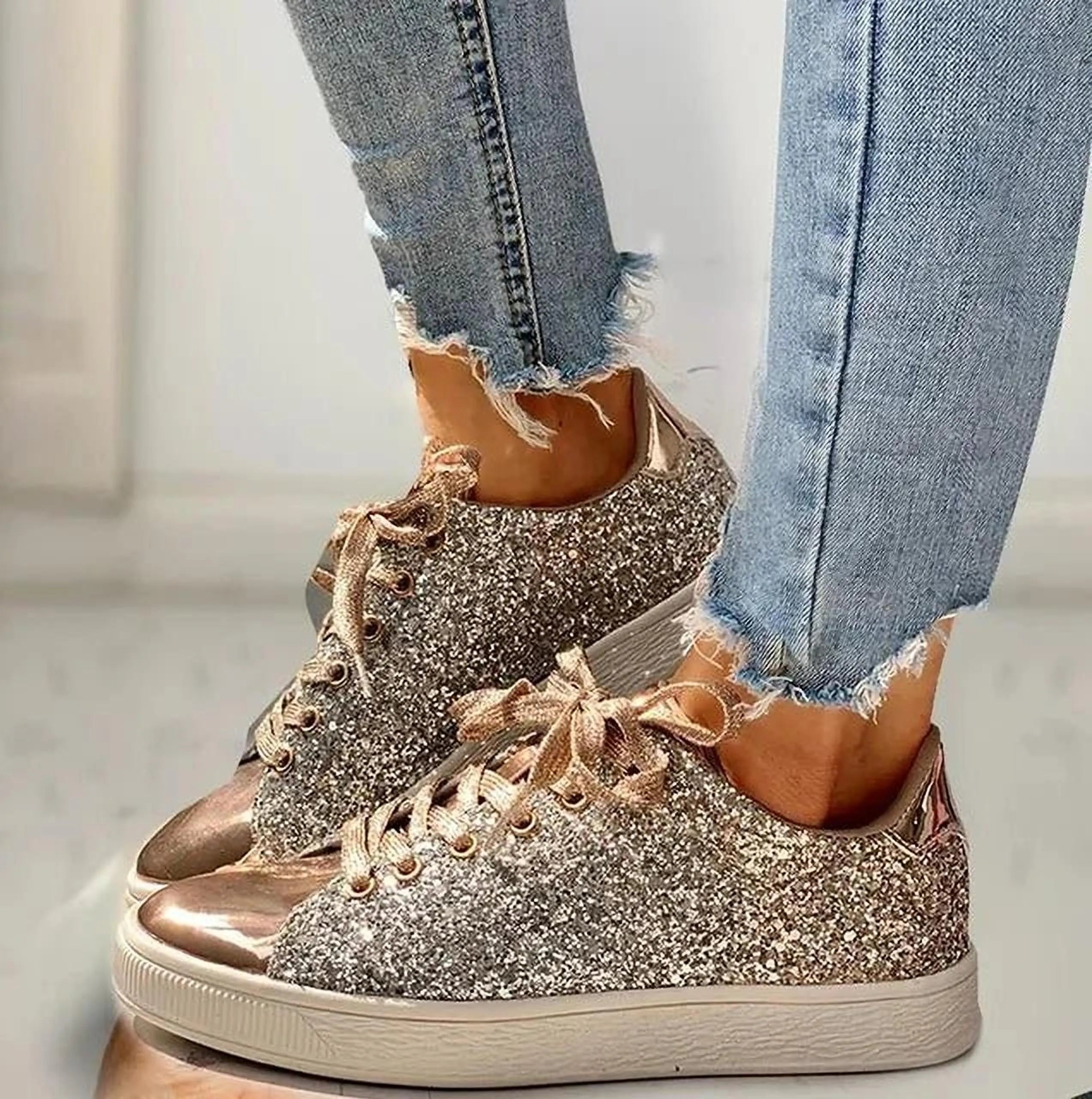 Éclat Féminin | Chaussures Éclatantes à Paillettes pour Femmes