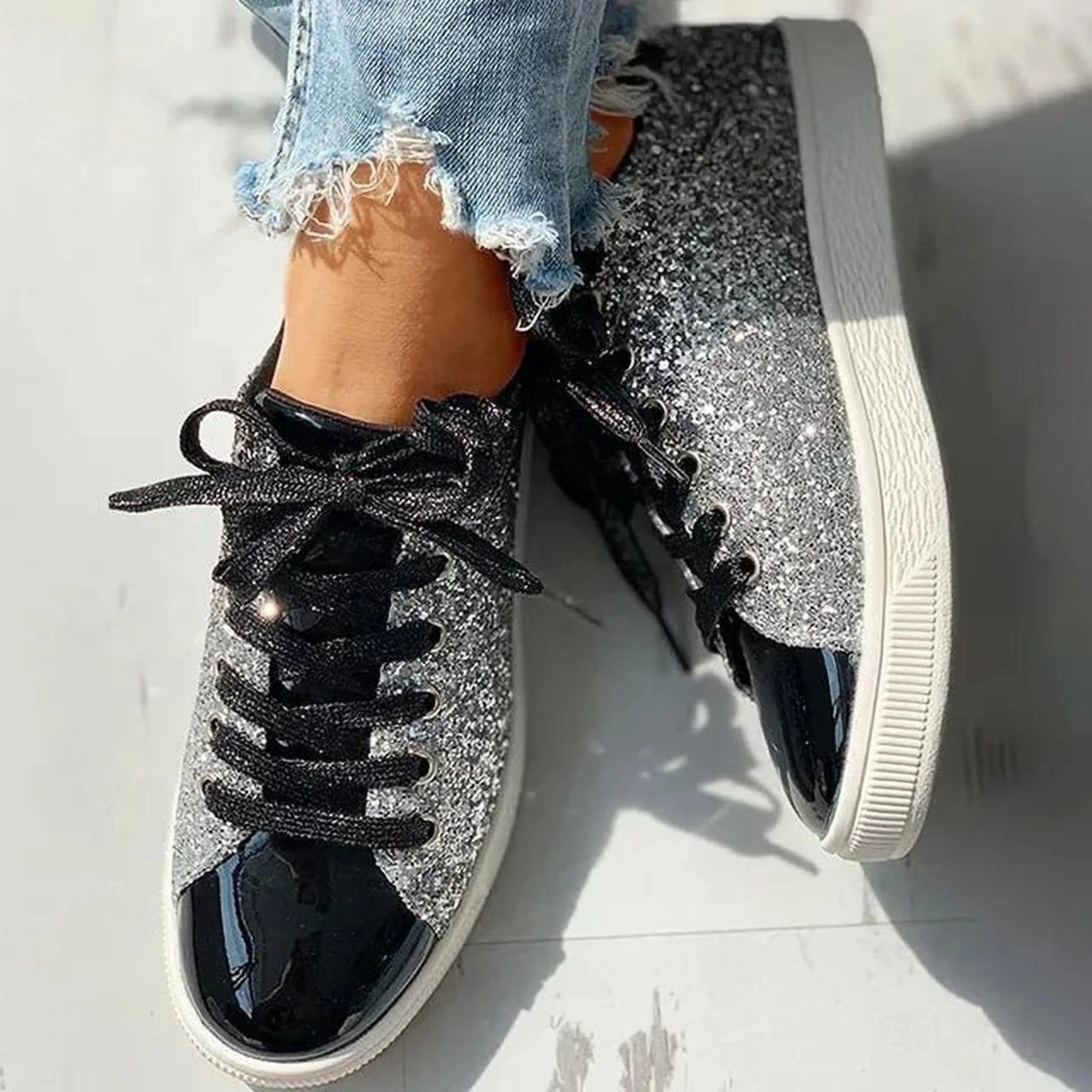 Éclat Féminin | Chaussures Éclatantes à Paillettes pour Femmes