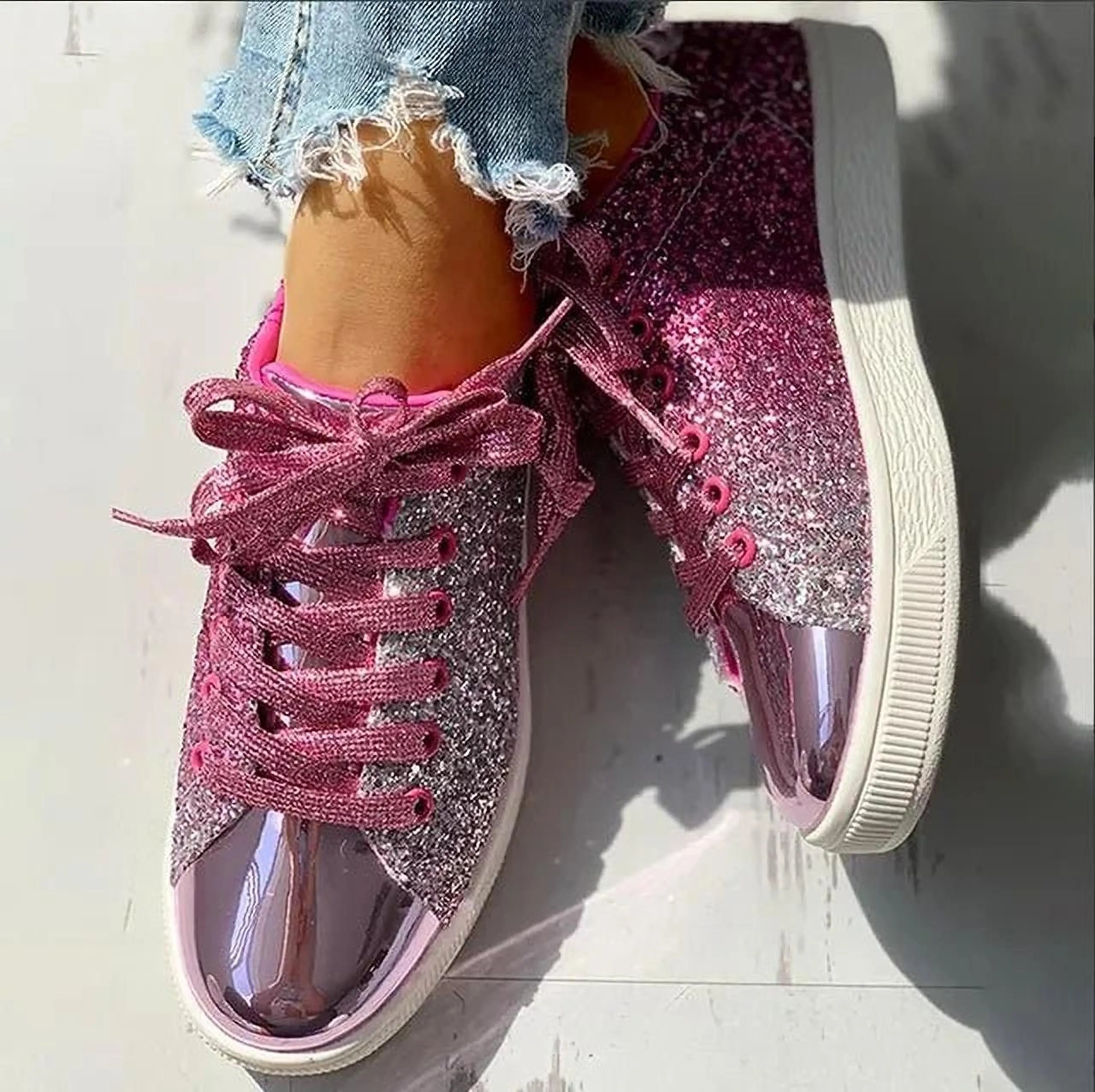 Éclat Féminin | Chaussures Éclatantes à Paillettes pour Femmes