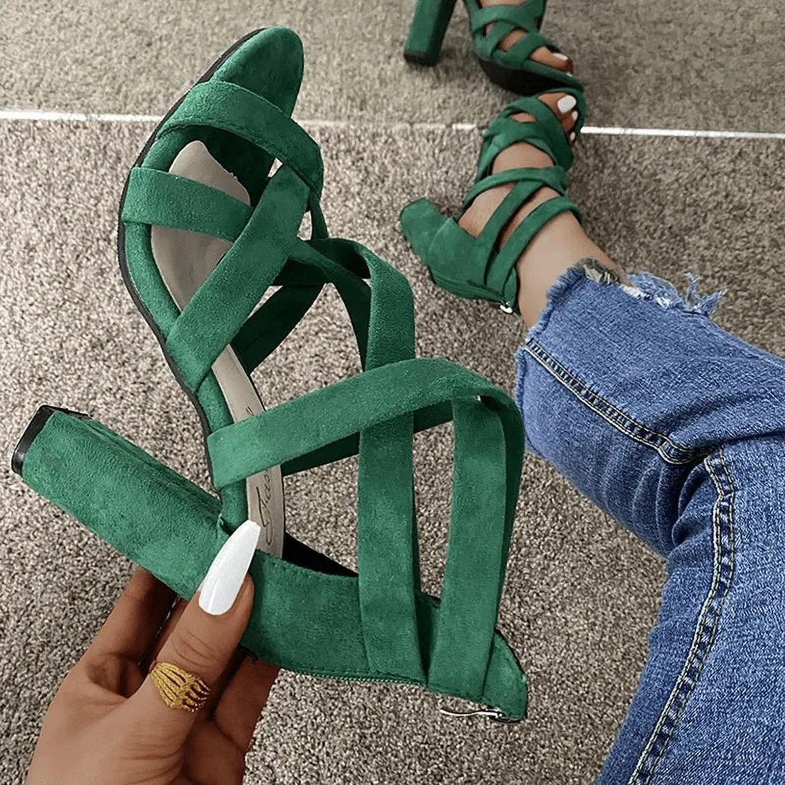Élégance Confort | Chaussures à Talons en PU pour Femmes