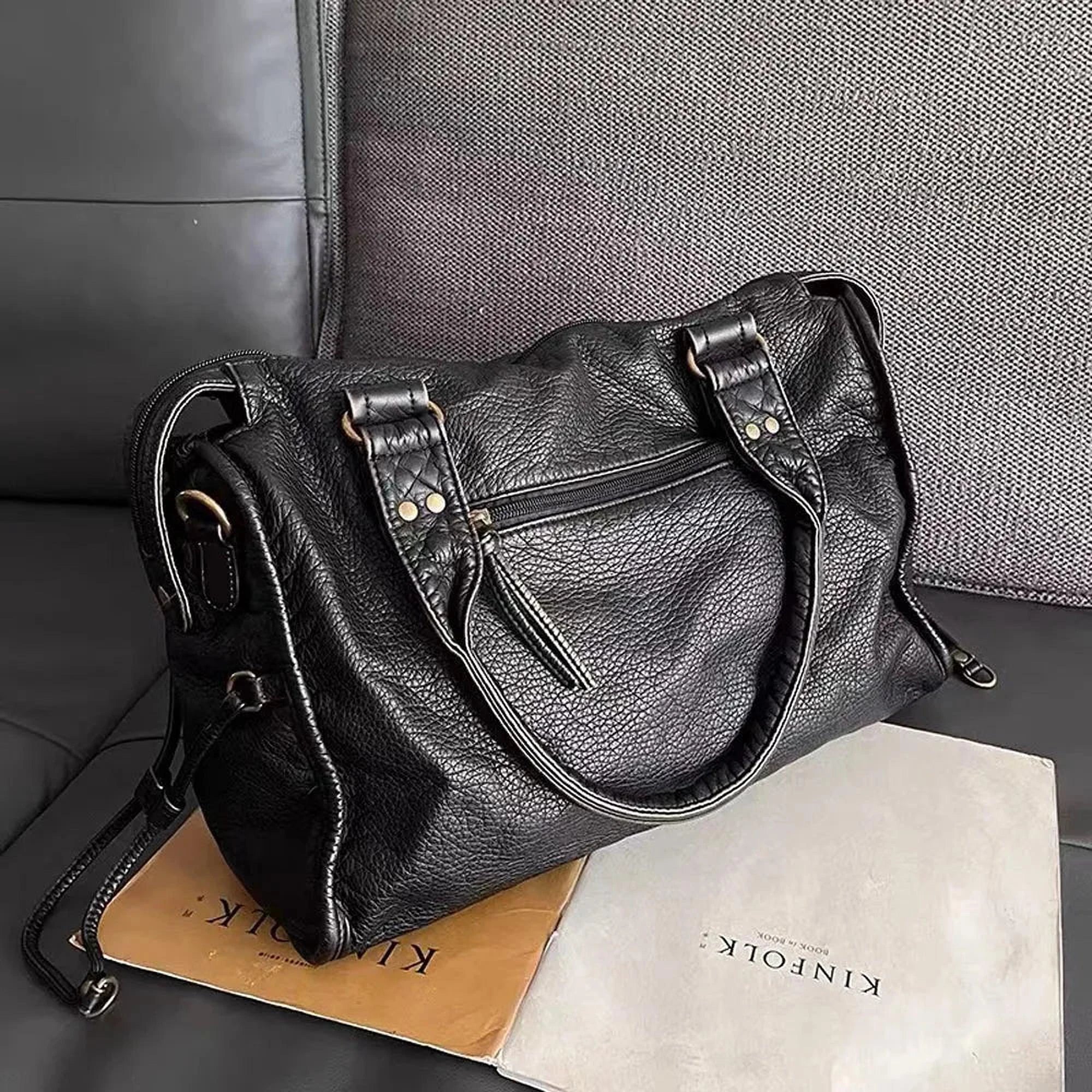 Élégance Noire | Sac à Main en PU pour Femmes