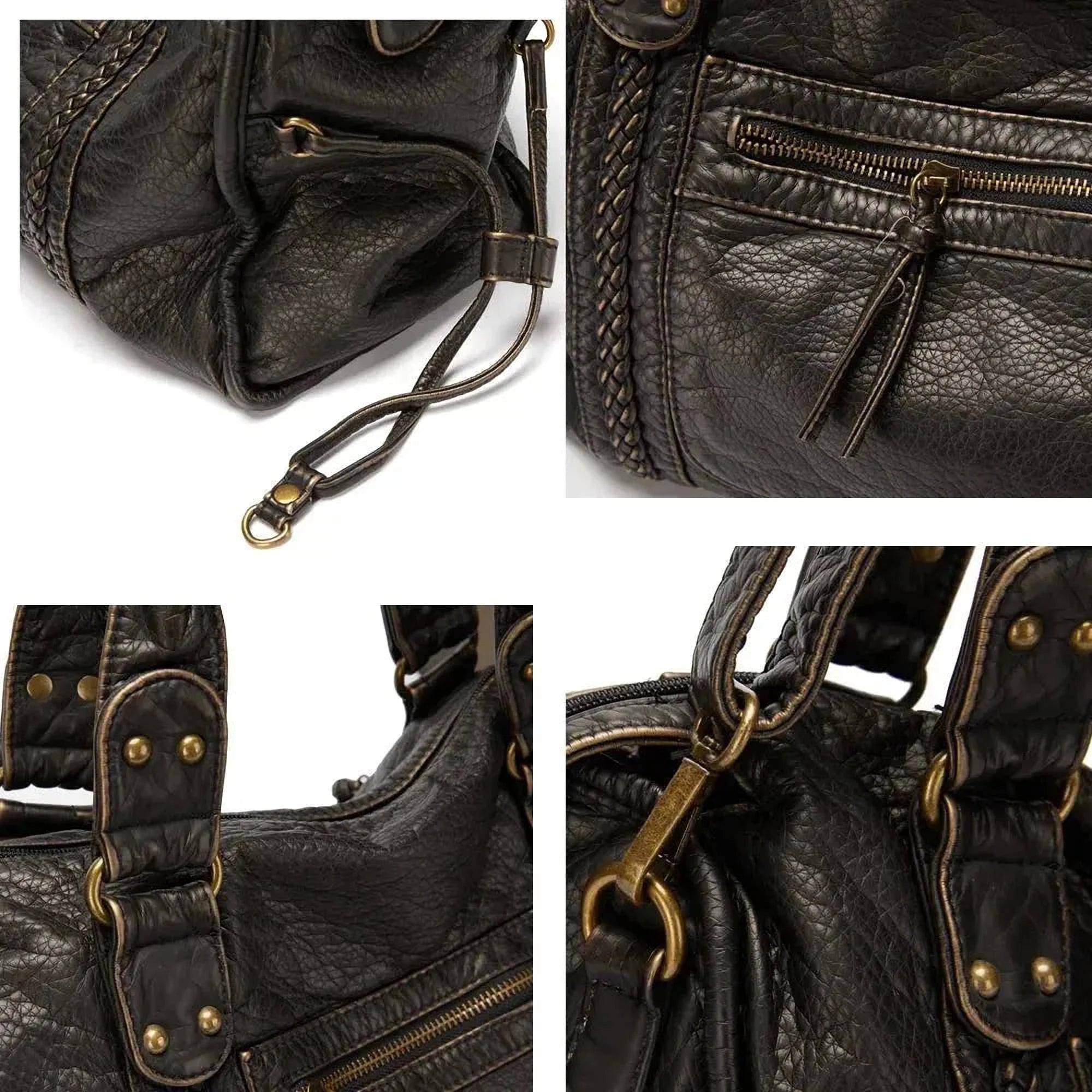 Élégance Noire | Sac à Main en PU pour Femmes