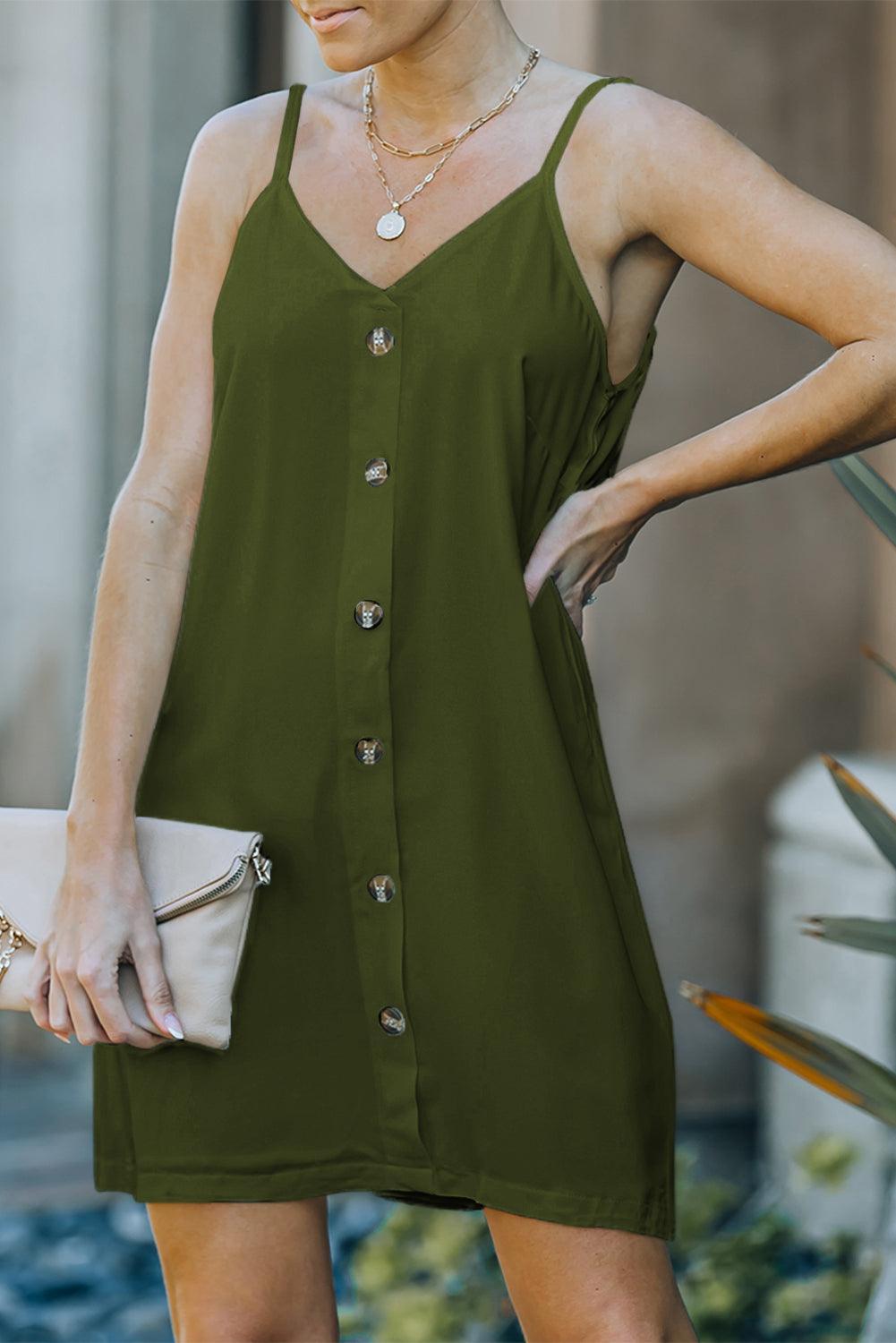 Robe nouée avec bretelles fines, élégante et légère