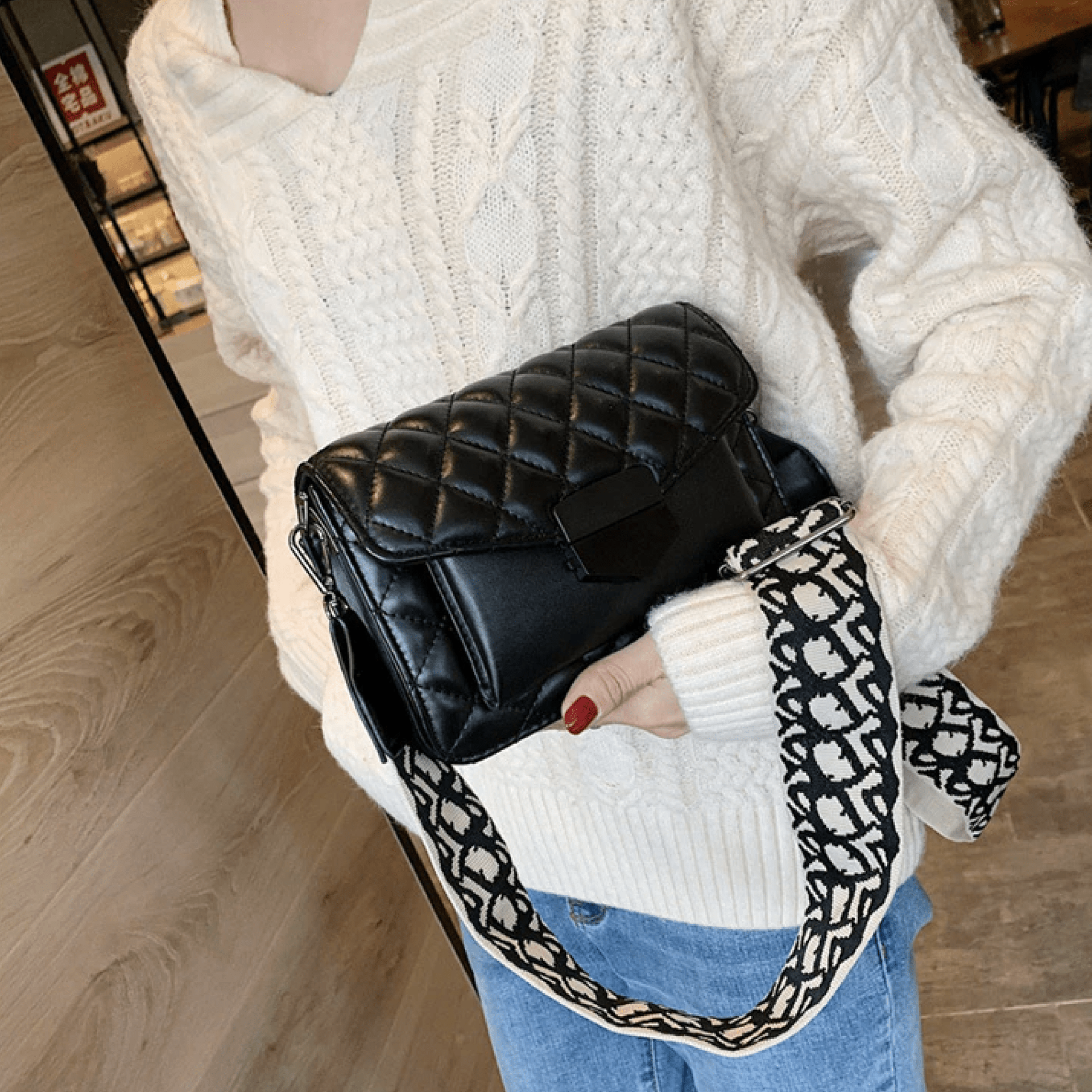 Élégance Portée | Sac à Bandoulière Chic pour Femme
