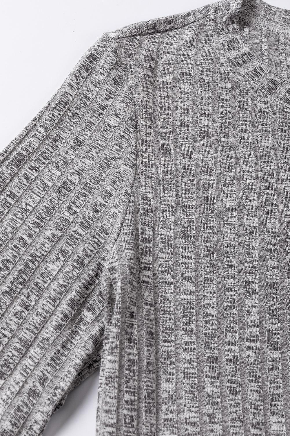 Robe midi rayée avec texture, coupe en ligne A