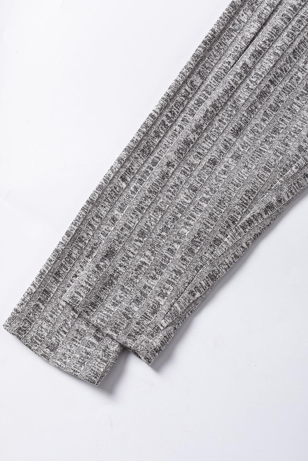 Robe midi rayée avec texture, coupe en ligne A