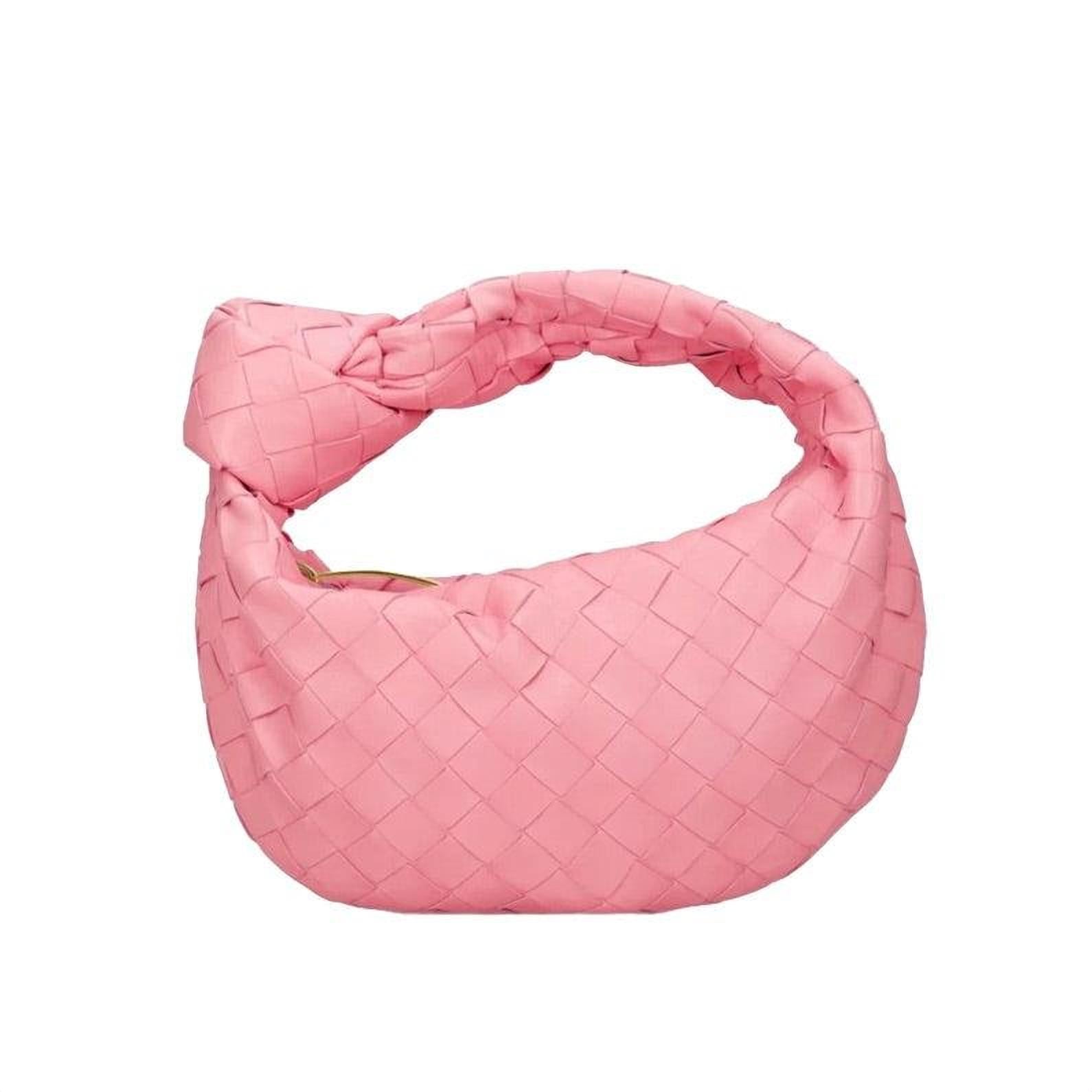 Sac à main élégant avec poignée nouée, finition tressée et fermeture zippée
