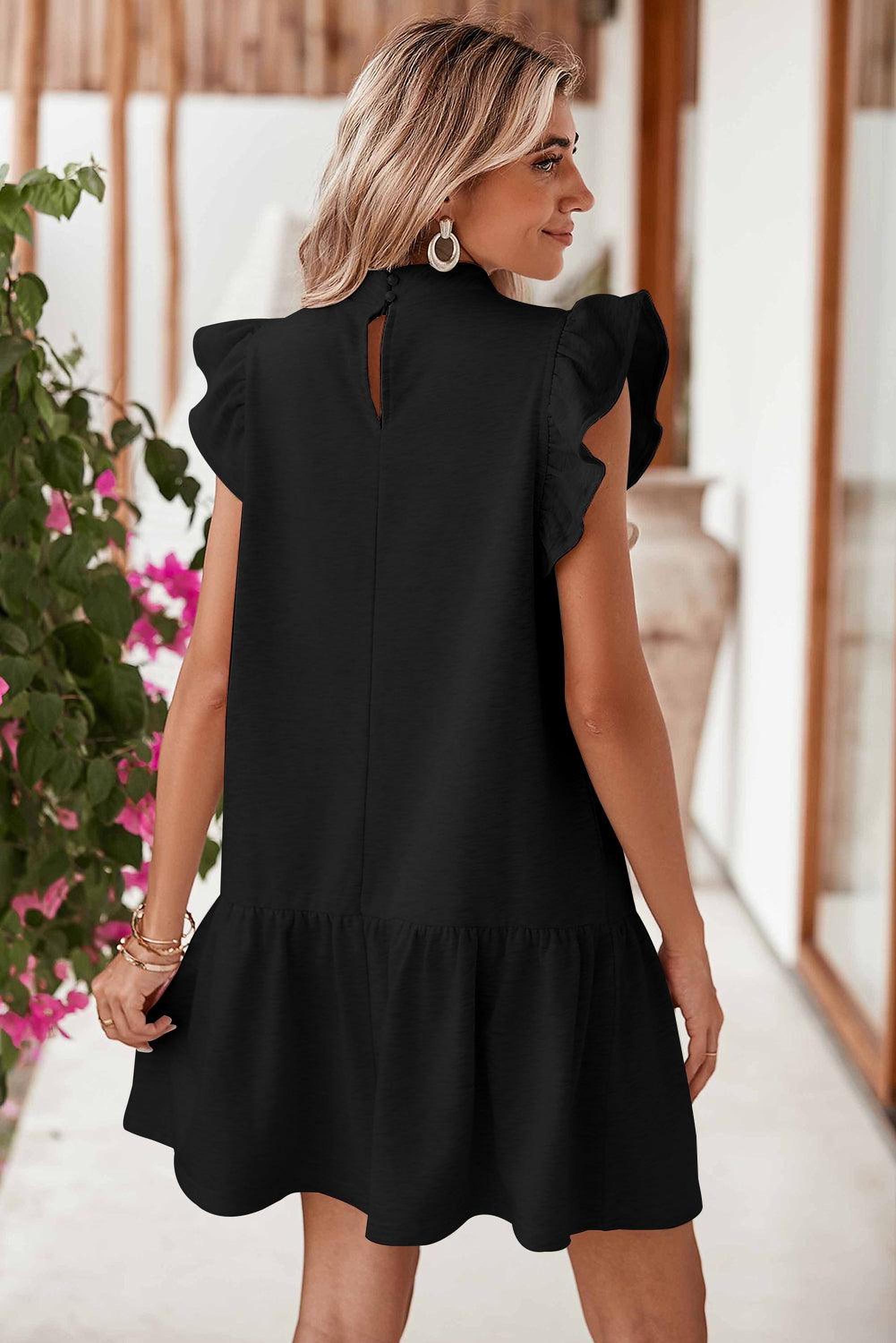 Robe droite élégante avec encolure bateau