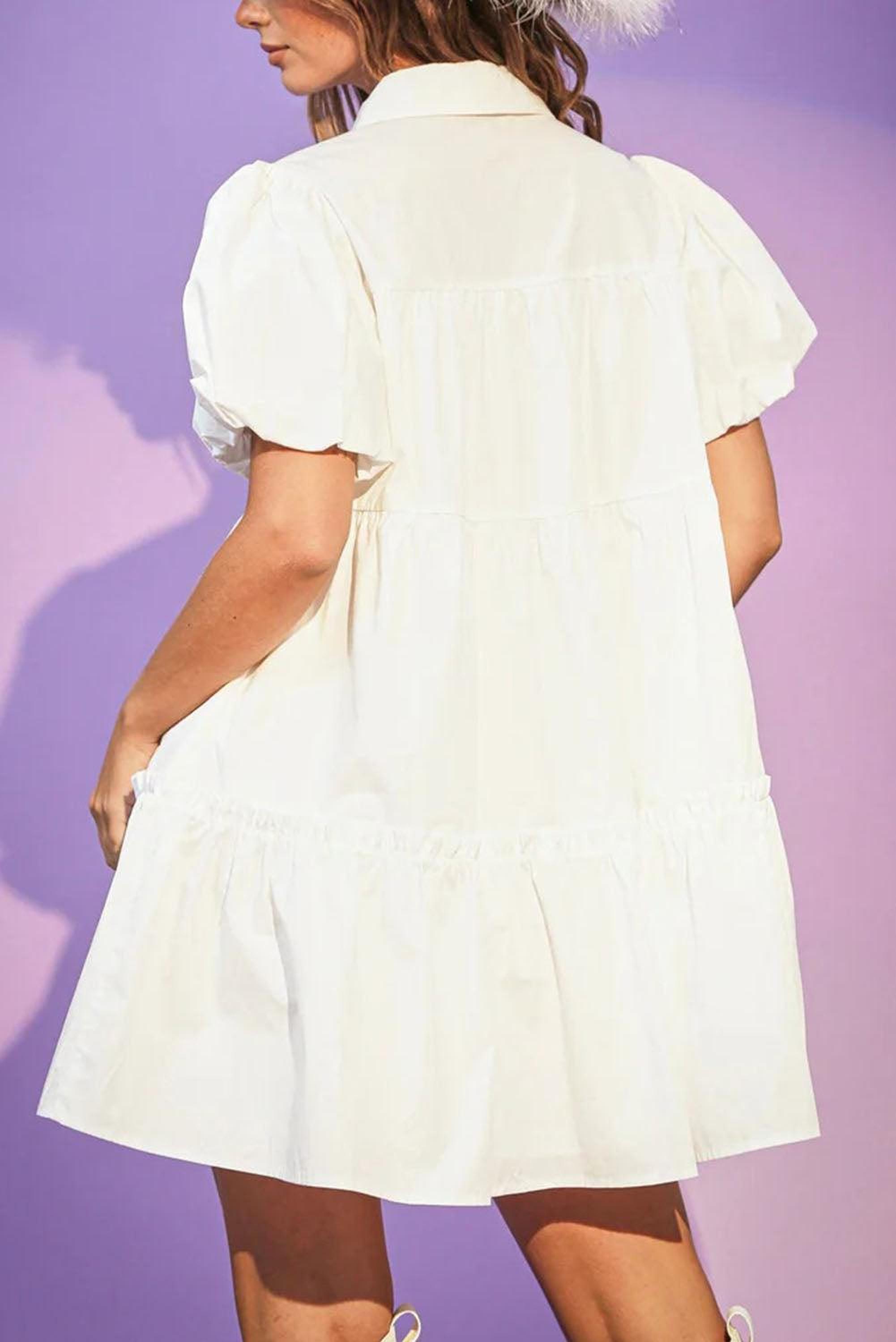 Robe blouse pailletée avec un design de couronne pour le carnaval