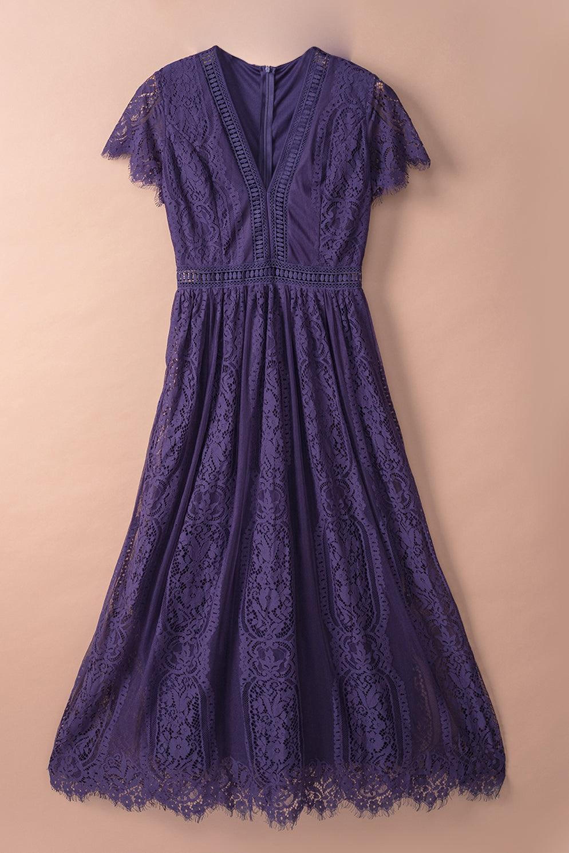 Robe Dentelle Envoûtante | Maxi-Robe en Dentelle Élégante pour Occasions