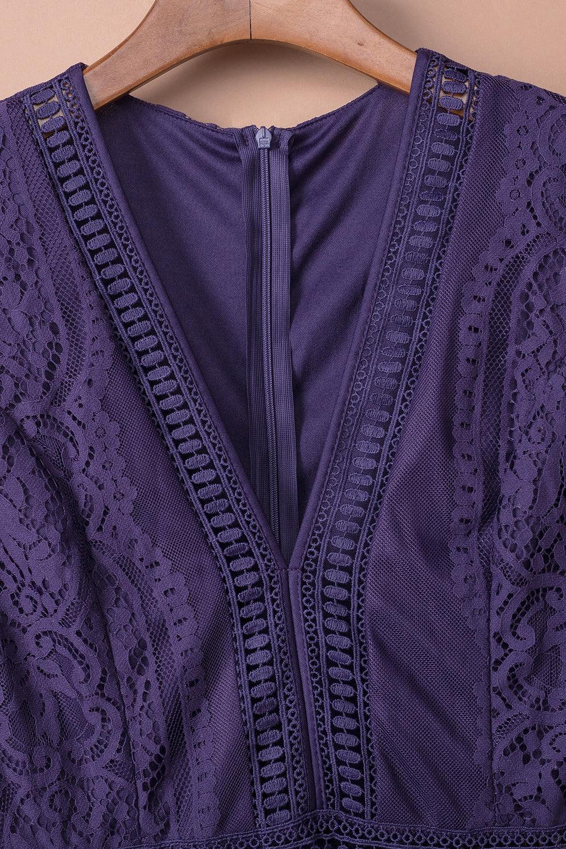 Robe Dentelle Envoûtante | Maxi-Robe en Dentelle Élégante pour Occasions