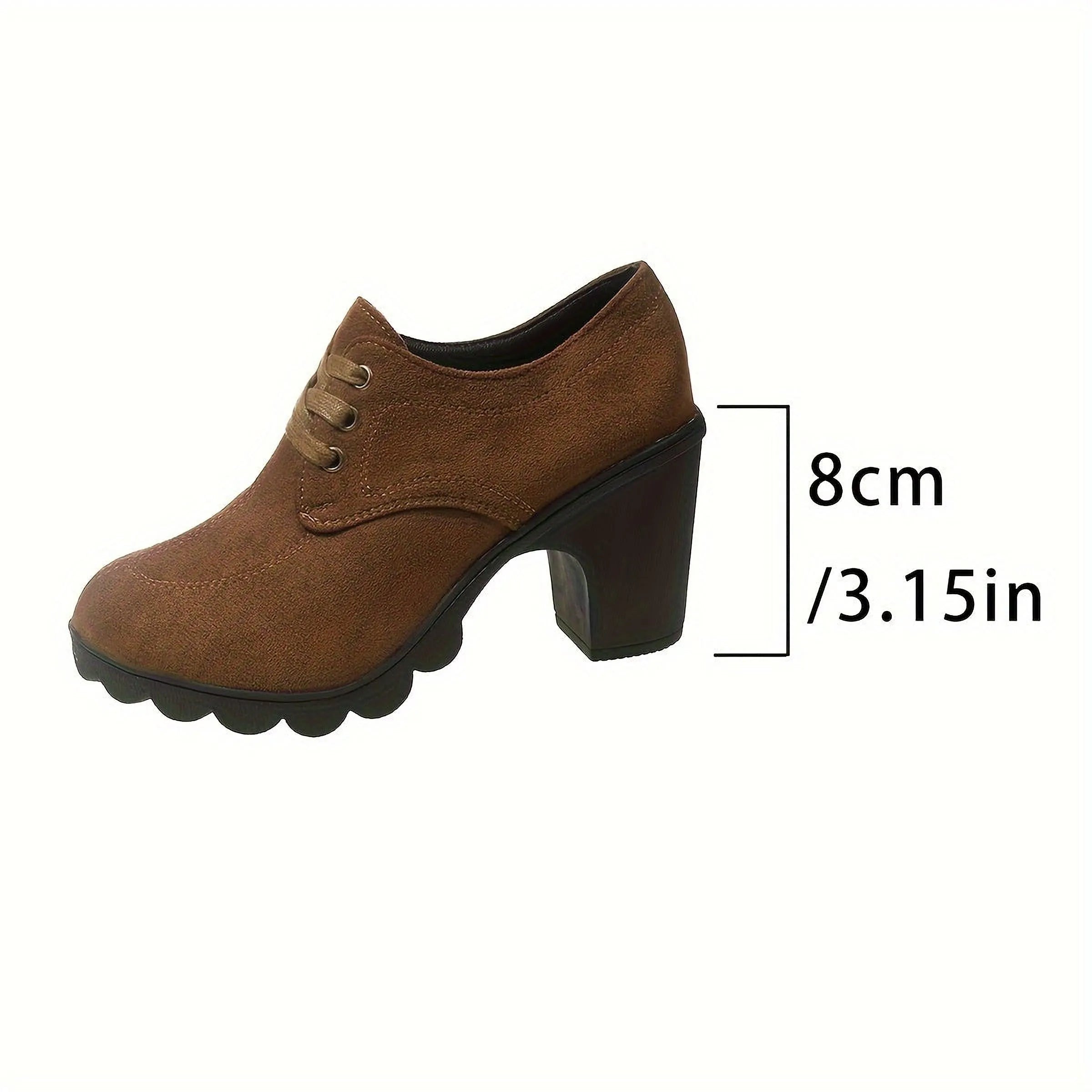 Robuste Passé Bottines | Bottines à Talon Chunky pour Style Rétro