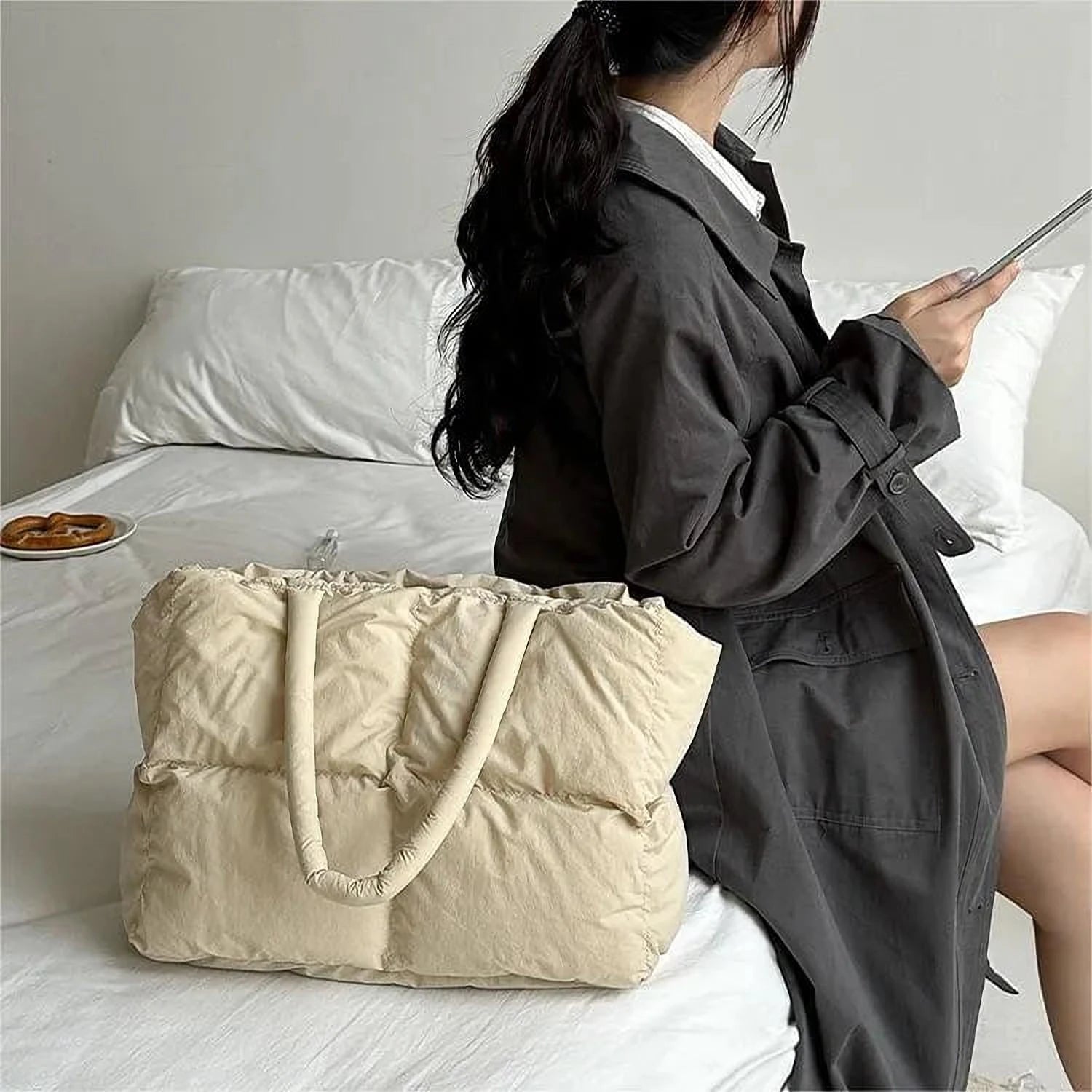Tote Élégance Confort | Sac Matelassé en Couleurs Variées pour Femmes
